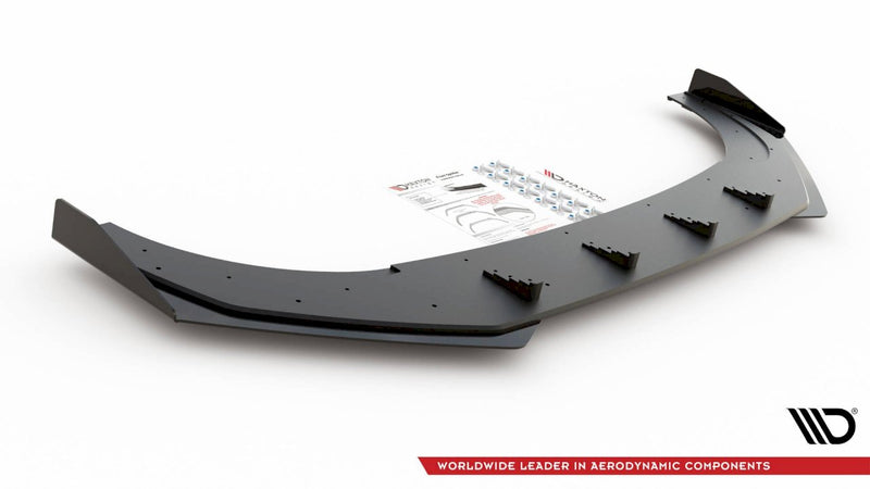 Maxton Design - STREET PRO FRONT SPLITTER (+FLAPS) VW GOLF 8 GTI CLUBSPORT (2020-)