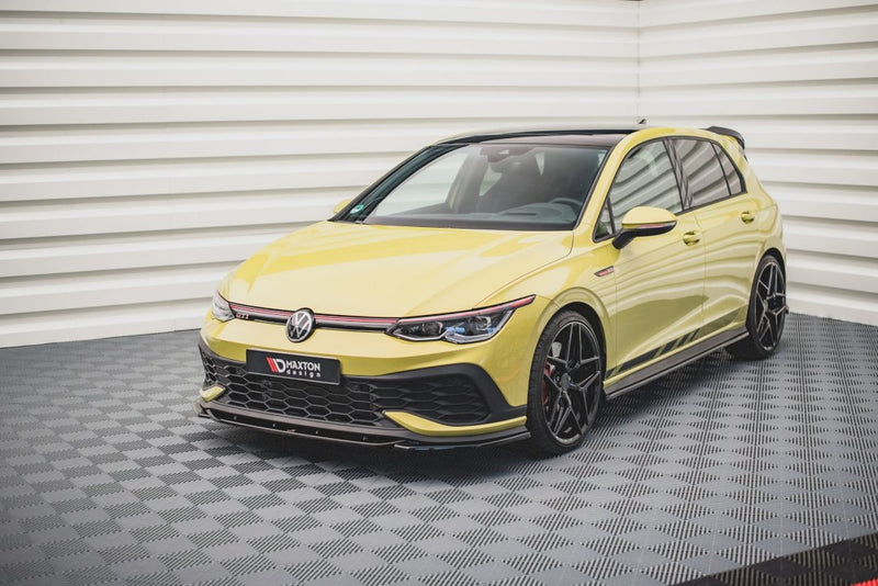 Maxton Design - FRONT SPLITTER V2 VW GOLF 8 GTI CLUBSPORT (2020-2024)