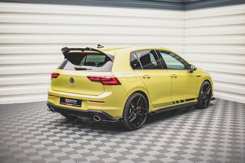 Maxton Design - REAR SIDE SPLITTERS V.1 + FLAPS VW GOLF 8 GTI CLUBSPORT