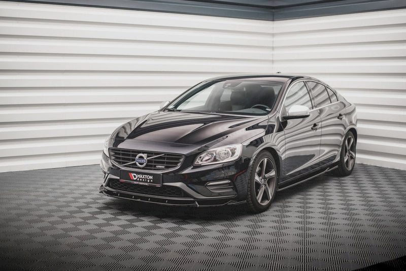 Maxton Design - FRONT SPLITTER V1 VOLVO S60 R-DESIGN MK2 (2014-2018)