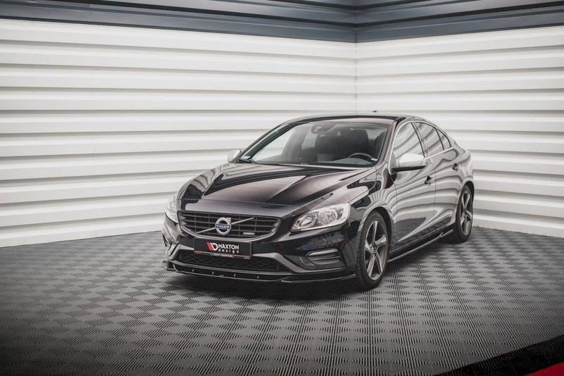 Maxton Design - FRONT SPLITTER V2 VOLVO S60 R-DESIGN MK2 (2014-2018)