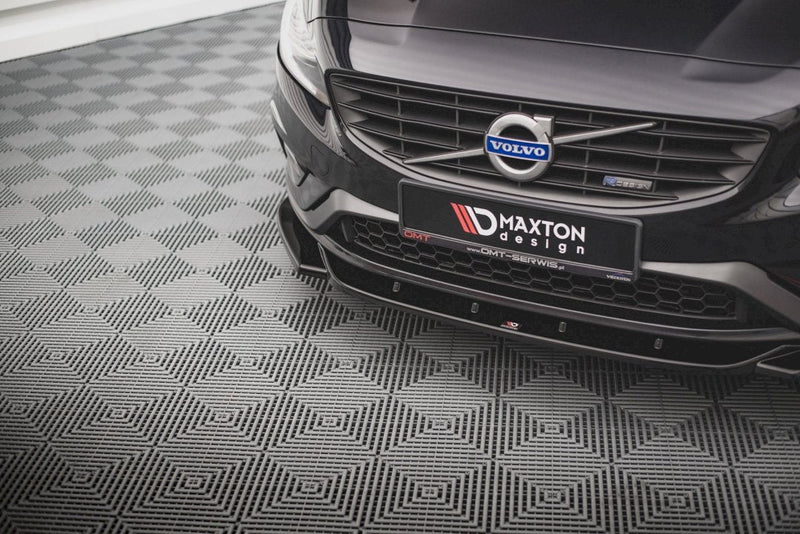 Maxton Design - FRONT SPLITTER V2 VOLVO S60 R-DESIGN MK2 (2014-2018)