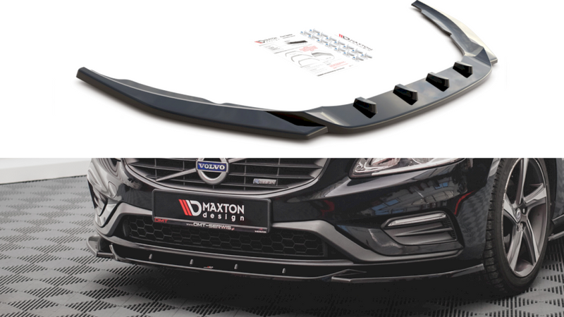 Maxton Design - FRONT SPLITTER V2 VOLVO S60 R-DESIGN MK2 (2014-2018)