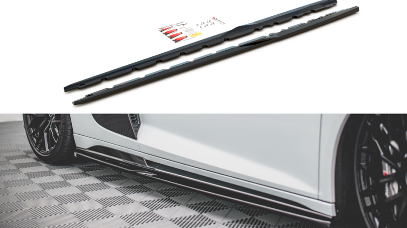 Maxton Design - SIDE SKIRTS DIFFUSERS AUDI R8 MK2 FACELIFT (2018-)