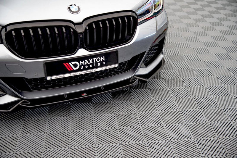 Maxton Design - Front Splitter V.1 BMW 5 M-Pack / M550i / M550d Sedan / Touring G30 / G31 Facelift