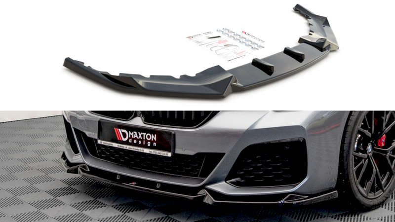 Maxton Design - Front Splitter V.1 BMW 5 M-Pack / M550i / M550d Sedan / Touring G30 / G31 Facelift