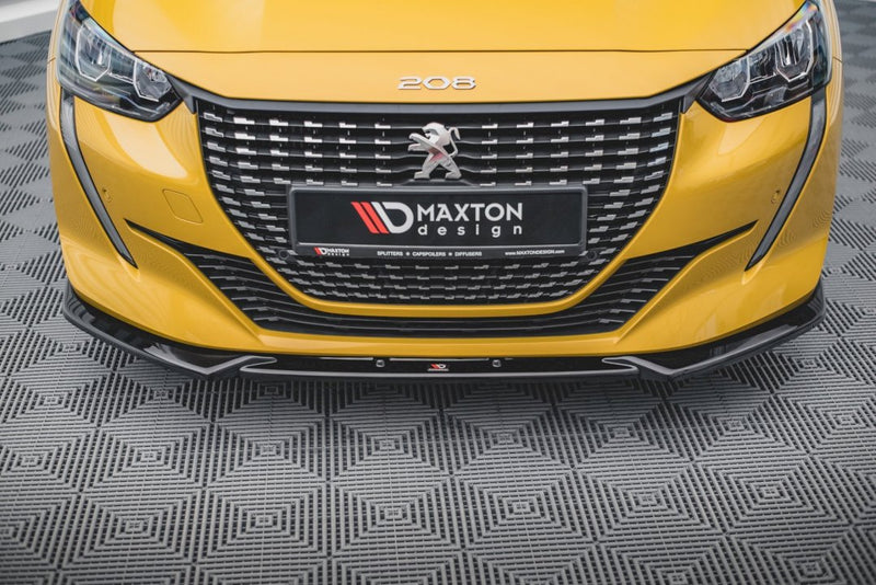 Maxton Design - FRONT SPLITTER V2 PEUGEOT 208 MK2 (2019-)