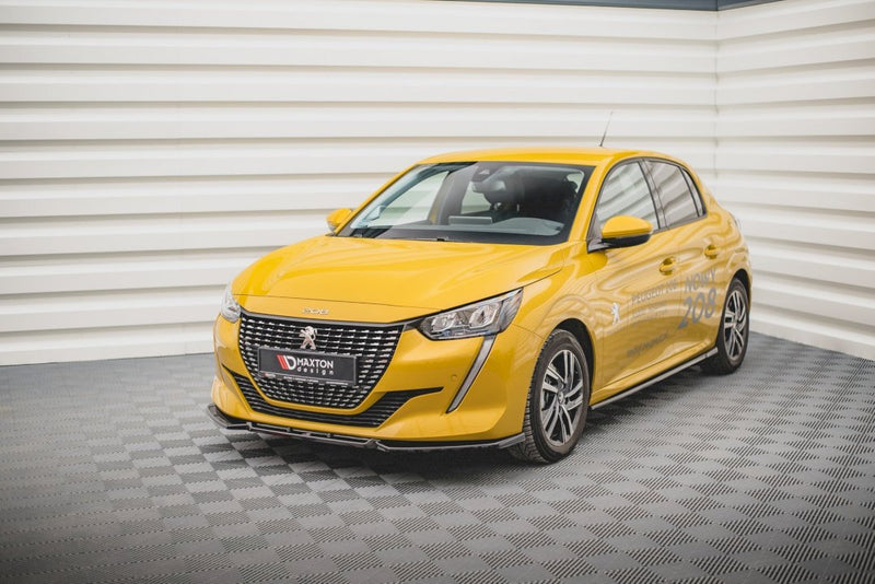 Maxton Design - FRONT SPLITTER V1 PEUGEOT 208 MK2 (2019-)