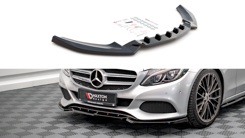 Maxton Design - FRONT SPLITTER MERCEDES C W205 (2014-2018)