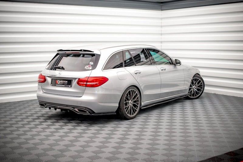 Maxton Design - Rear Splitter (Vertical Bars) Mercedes C W205 Estate