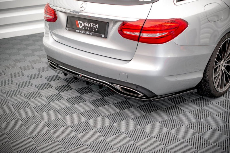 Maxton Design - Rear Splitter (Vertical Bars) Mercedes C W205 Estate