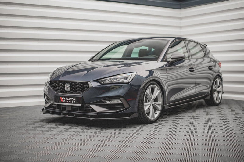 Maxton Design - STREET PRO FRONT SPLITTER (+FLAPS) SEAT LEON FR MK4 (2020-)