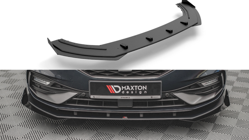 Maxton Design - STREET PRO FRONT SPLITTER (+FLAPS) SEAT LEON FR MK4 (2020-)