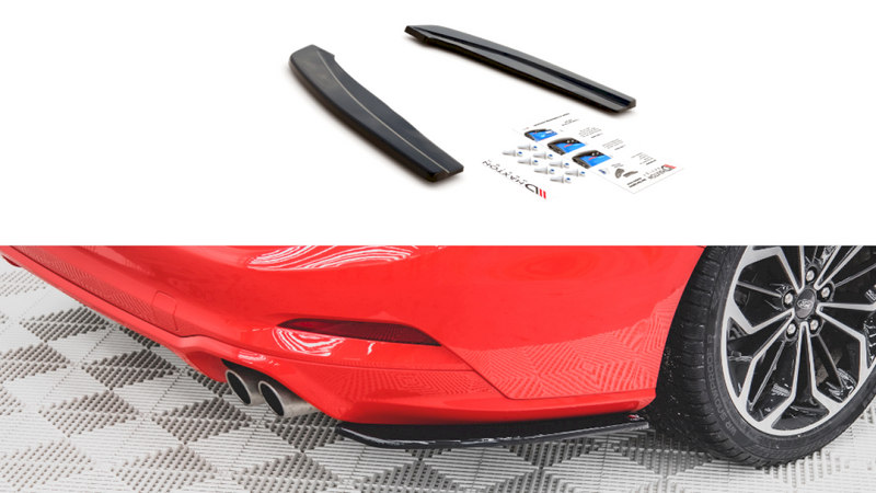 Maxton Design - REAR SIDE SPLITTERS V1 FORD FOCUS ST-LINE ESTATE MK4 (2018-)
