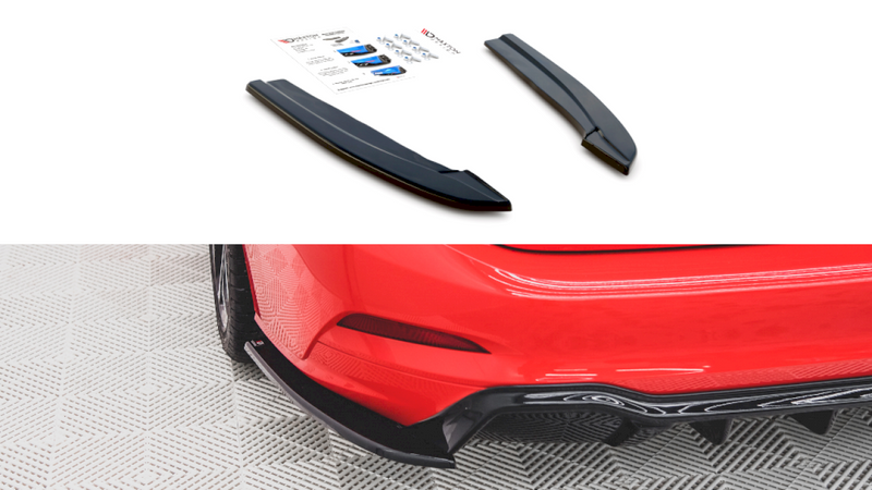 Maxton Design - REAR SIDE SPLITTERS V3 FORD FOCUS ST-LINE ESTATE MK4 (2018-)