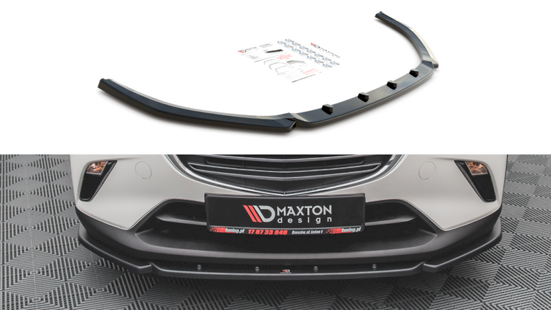 Maxton Design - FRONT SPLITTER V2 MAZDA CX-3 (2015-)
