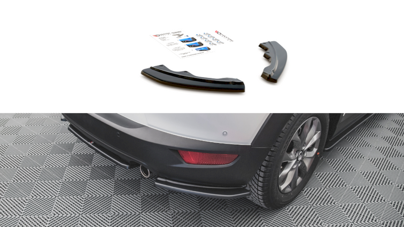 Maxton Design - REAR SIDE SPLITTERS MAZDA CX-3 (2015-)