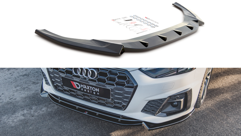 Maxton Design - FRONT SPLITTER V2 AUDI S5 / A5 S-LINE F5 FACELIFT (2019-)