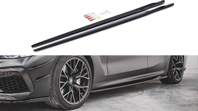 Maxton Design - SIDE SKIRTS DIFFUSERS V2 BMW M8 GRAN COUPE F93 (2019-)