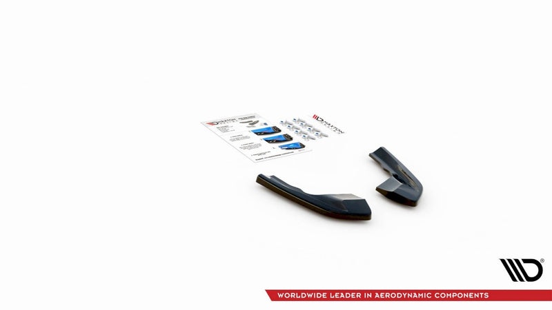 Maxton Design - REAR SIDE SPLITTERS VW GOLF R MK8 (2020-)