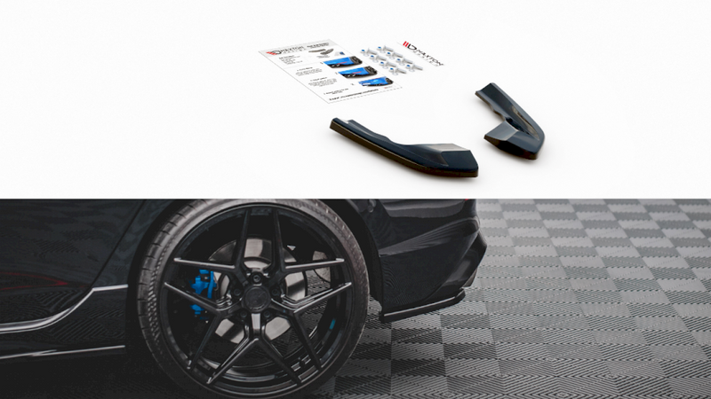 Maxton Design - REAR SIDE SPLITTERS VW GOLF R MK8 (2020-)