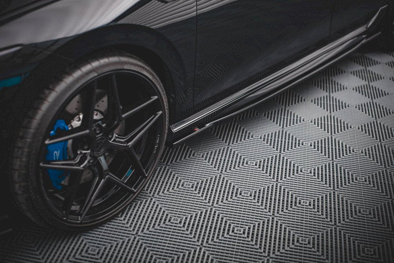 Maxton Design - Side Skirts Diffusers V.1 Volkswagen Golf R Mk8