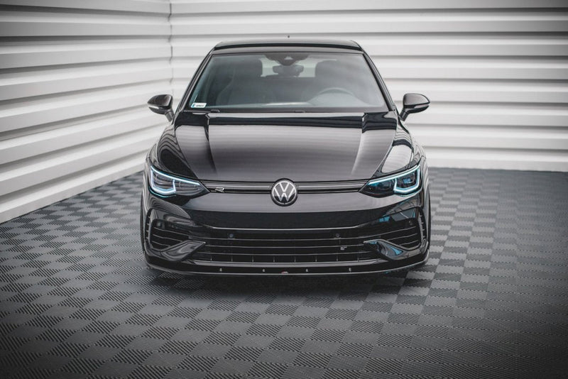 Maxton Design - FRONT SPLITTER V.1 VW GOLF R MK8 (2020-)