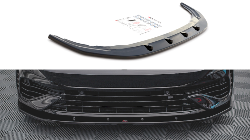 Maxton Design - FRONT SPLITTER V.1 VW GOLF R MK8 (2020-)