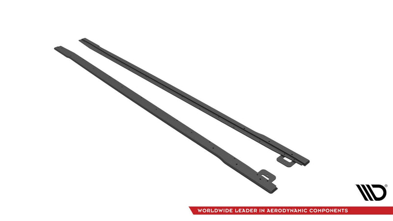 Maxton Design - STREET PRO SIDE SKIRTS DIFFUSERS V.1 FORD MUSTANG GT MK6 FACELIFT (2017-)