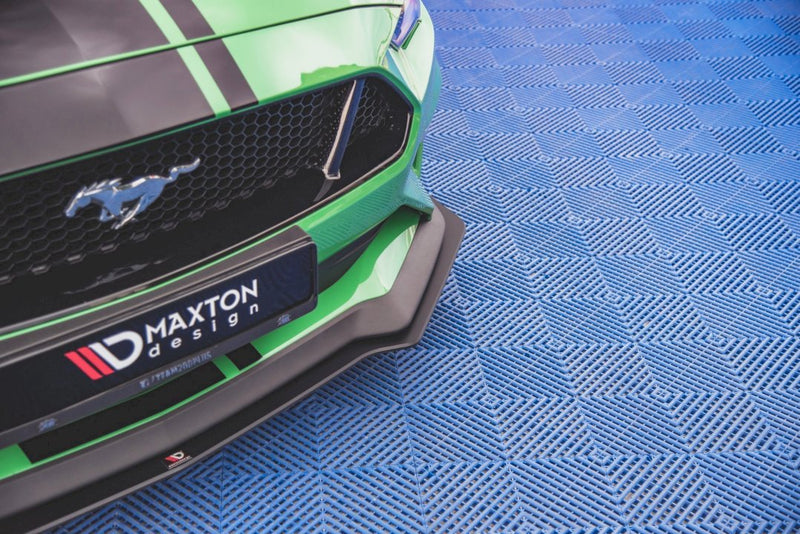 Maxton Design - STREET PRO FRONT SPLITTER V.1 FORD MUSTANG GT MK6 FACELIFT (2017-)