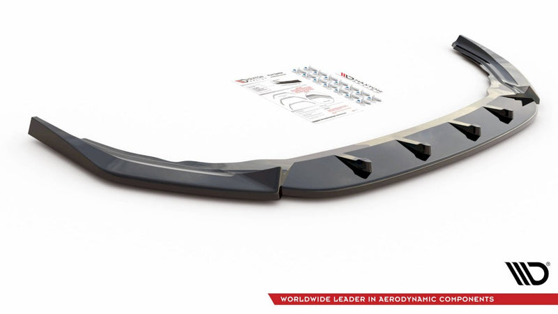 Maxton Design - FRONT SPLITTER V.2 VW GOLF R MK8 (2020-)