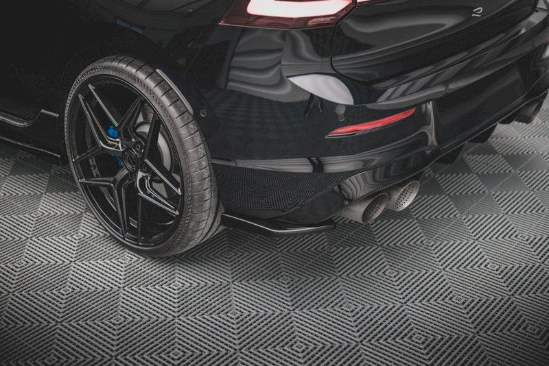 Maxton Design - REAR SIDE SPLITTERS V.2 VW GOLF R MK8 (2020-)