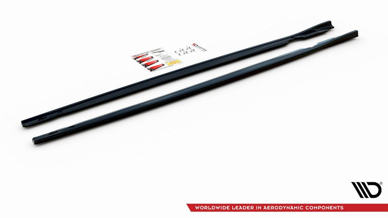 Maxton Design - SIDE SKIRTS DIFFUSERS V.2 VW GOLF R MK8 (2020-)