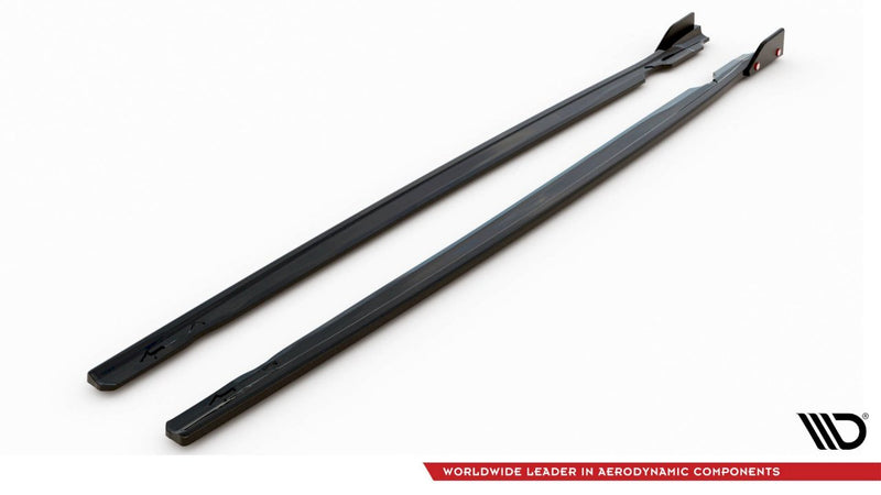 Maxton Design - SIDE SKIRTS DIFFUSERS V.2 + FLAPS VW GOLF R MK8