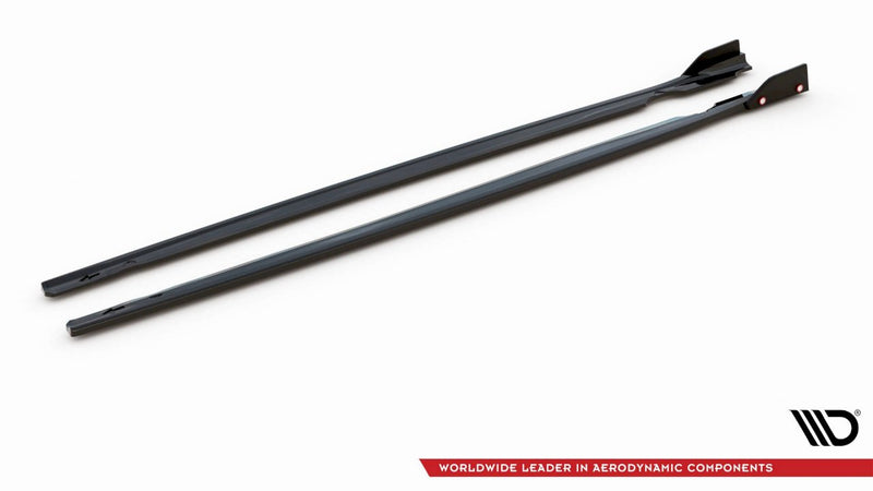 Maxton Design - SIDE SKIRTS DIFFUSERS V.2 + FLAPS VW GOLF R MK8