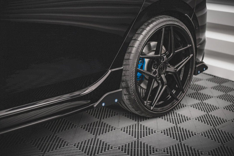 Maxton Design - SIDE SKIRTS DIFFUSERS V.2 + FLAPS VW GOLF R MK8