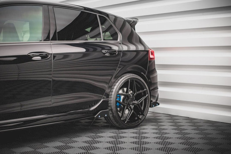 Maxton Design - SIDE SKIRTS DIFFUSERS V.2 + FLAPS VW GOLF R MK8