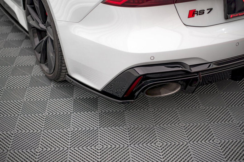 Maxton Design - Rear Side Splitters V.2 Audi RS6 C8 / C8 Facelift / RS7