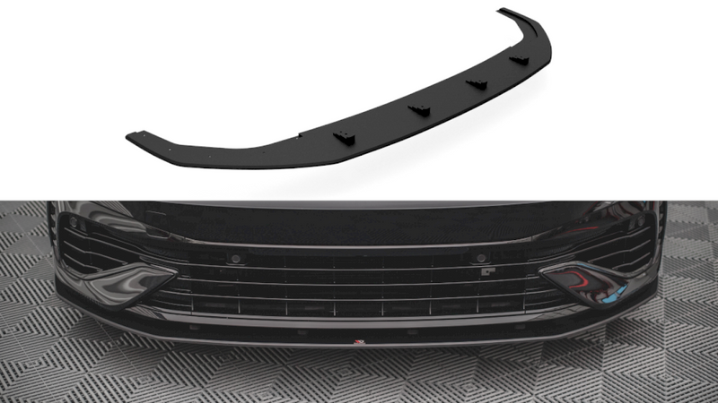 Maxton Design - STREET PRO FRONT SPLITTER VW GOLF R MK8 (2020-)