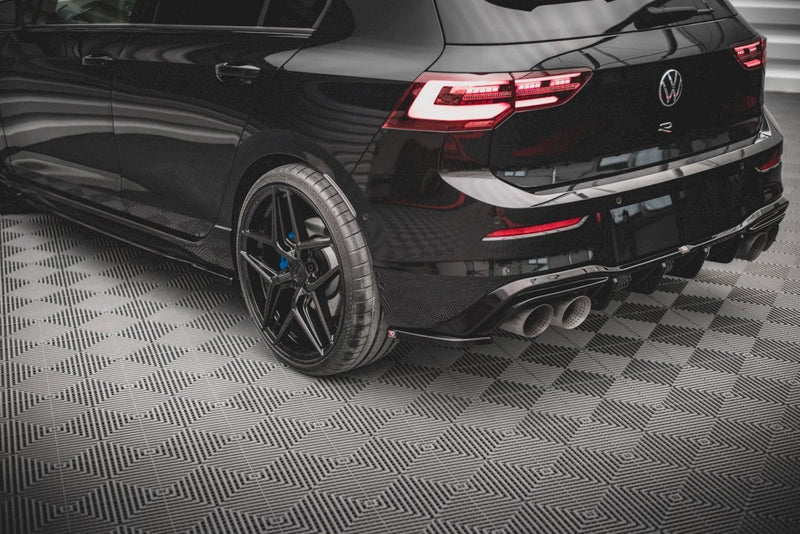 Maxton Design - REAR SIDE SPLITTERS V.4 VW GOLF R MK8