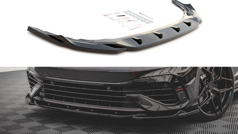 Maxton Design - FRONT SPLITTER V.4 VW GOLF R MK8 (2020-)