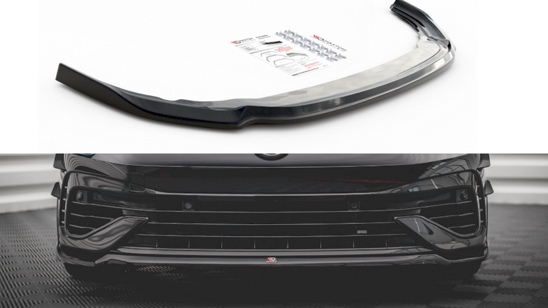 Maxton Design - FRONT SPLITTER V.6 VW GOLF R MK8 (2020-)
