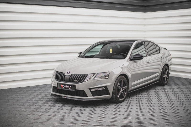 Maxton Design - FRONT SPLITTER V.1 SKODA OCTAVIA RS MK3 FACELIFT (2016-2019)