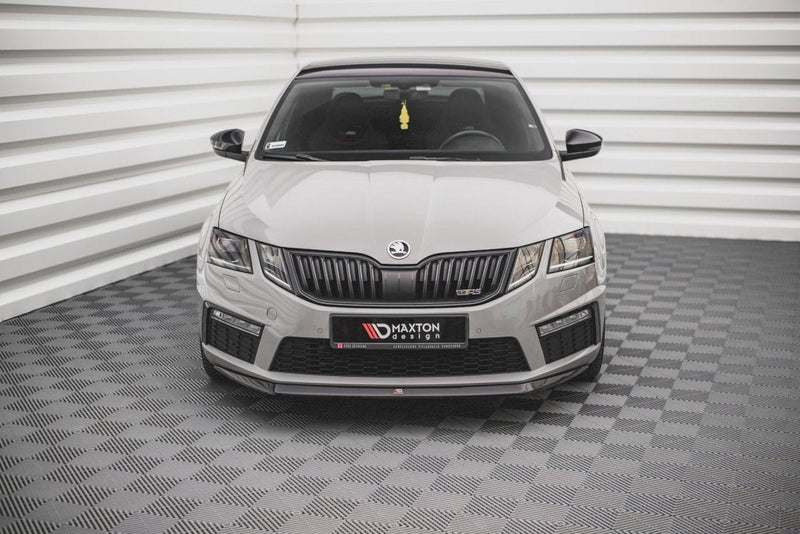 Maxton Design - FRONT SPLITTER V.1 SKODA OCTAVIA RS MK3 FACELIFT (2016-2019)