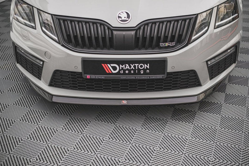 Maxton Design - FRONT SPLITTER V.1 SKODA OCTAVIA RS MK3 FACELIFT (2016-2019)