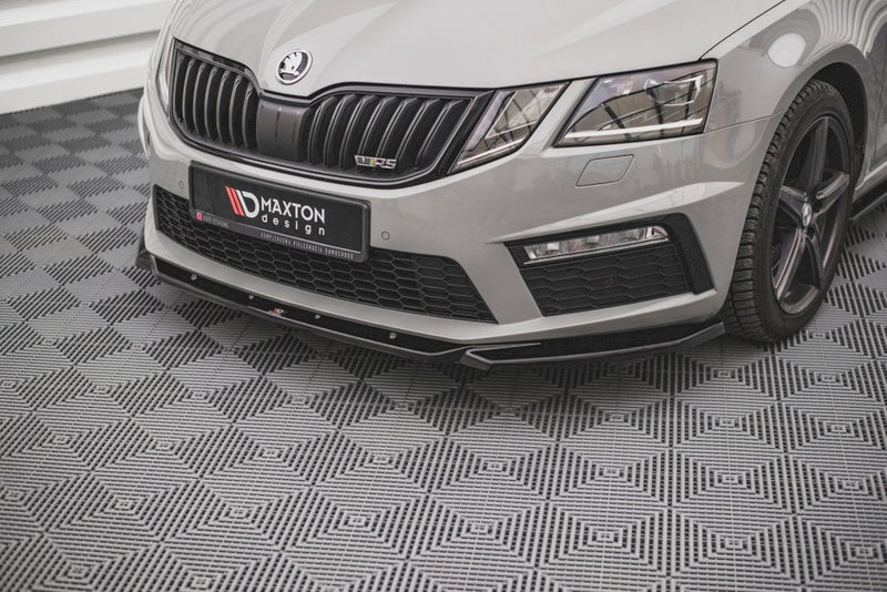 Maxton Design - FRONT SPLITTER V.3 SKODA OCTAVIA RS MK3 FACELIFT (2016-2019)