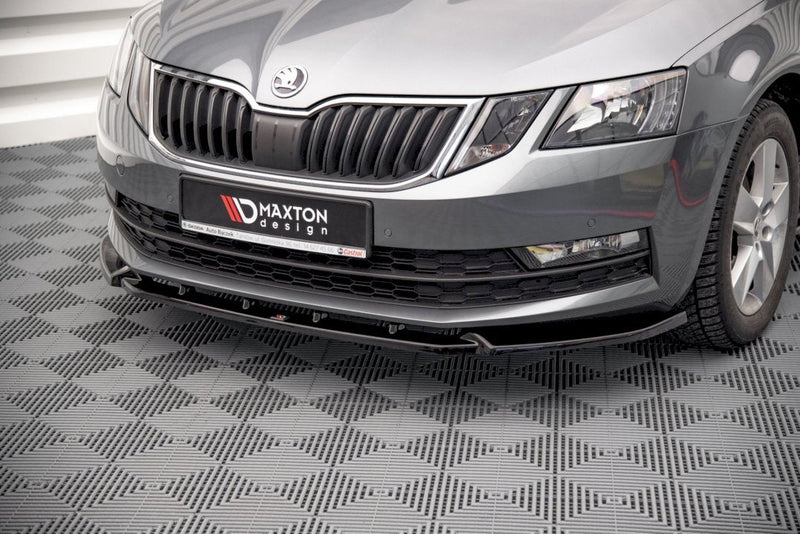Maxton Design - FRONT SPLITTER V.1 SKODA OCTAVIA MK3 FACELIFT (2016-2020)