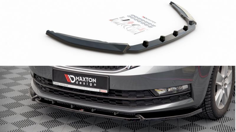Maxton Design - FRONT SPLITTER V.1 SKODA OCTAVIA MK3 FACELIFT (2016-2020)