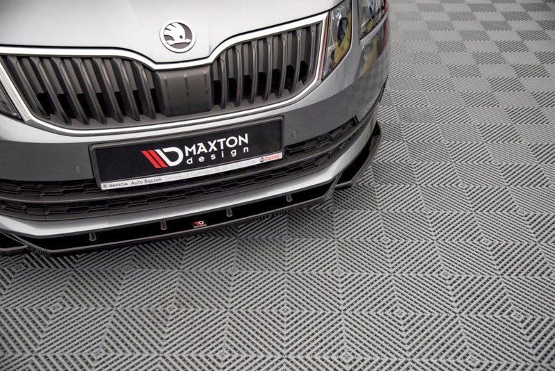 Maxton Design - FRONT SPLITTER V.2 SKODA OCTAVIA MK3 FACELIFT (2016-2020)