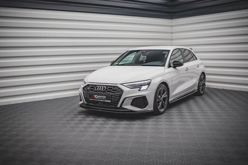 Maxton Design - FRONT SPLITTER V.1 AUDI S3 / A3 S-LINE 8Y (2020-2024)